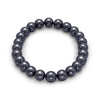 Count Your Blessings Hematite Gemstone Stretch Bracelet-Count Your Blessings Bracelets