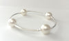 Blessings Bracelet White Pearl 12 MM- Larger Size 8" Wrists-Count Your Blessings Bracelets