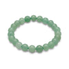 Count Your Blessings Green Aventurine Gemstone Stretch Bracelet